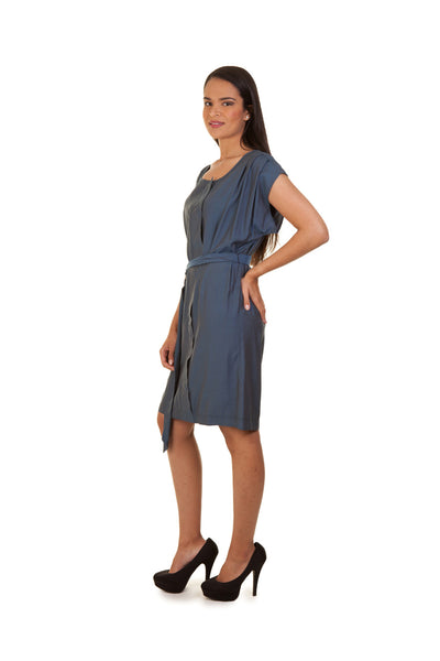 Shirt Waister with Shoulder Yoke Detail