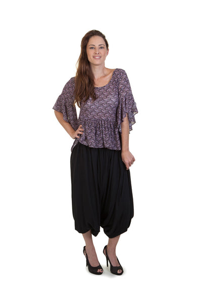 Black Harem Pants